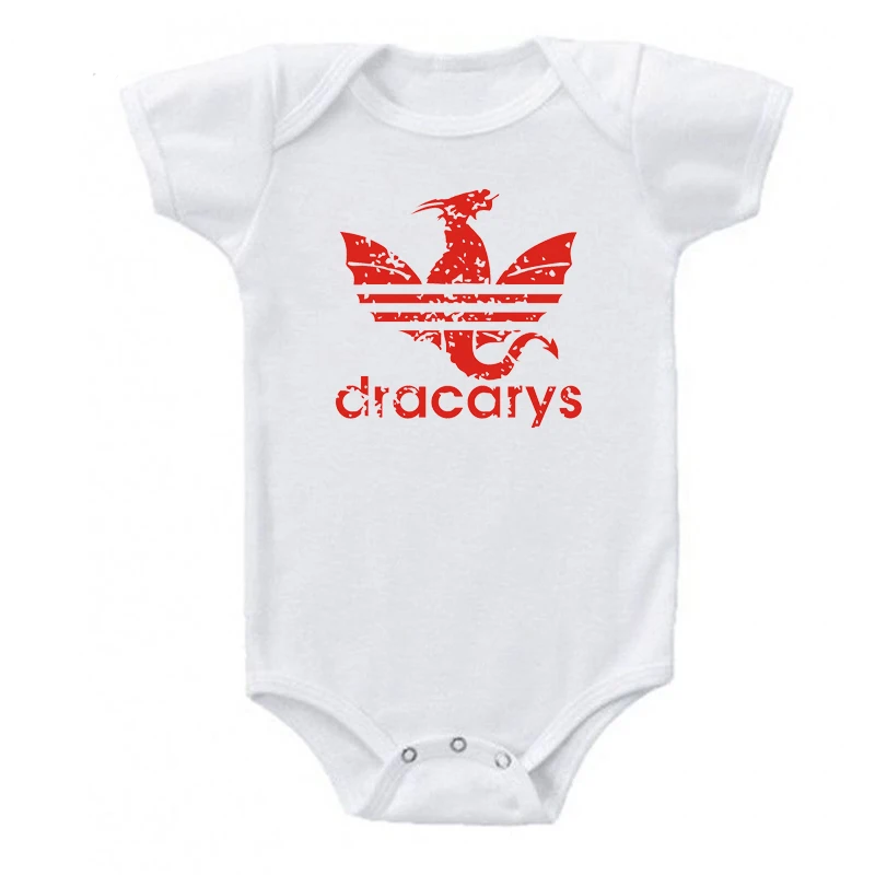 2019 Cotton Infant Baby Boys Girls Cute Short-sleeved Printed Game of Thrones Dracarys Romper Jumpsuit Clothing Outfits White
2019 Cotton Infant Baby Boys Girls Cute Short-sleeved Printed Game of Thrones Dracarys Romper Jumpsuit Clothing Outfits White