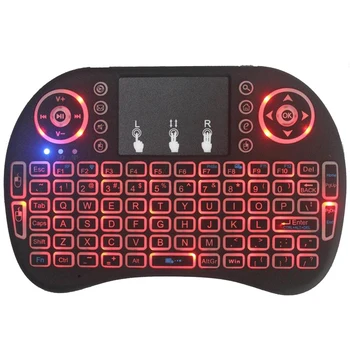 i8 Mi ni Smart Remote Control Wireless mouse Keyboards 2 in 1 widely adapted for TV BOX desktop 7 colors back light touch pad
i8 Mi ni Smart Remote Control Wireless mouse Keyboards 2 in 1 widely adapted for TV BOX desktop 7 colors back light touch pad
