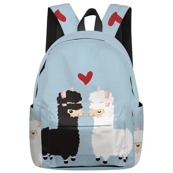 Lovely Cartoon Alpaca Couple Backpack College Students Laptop Backpack Book Bag Casual School Bag 
Lovely Cartoon Alpaca Couple Backpack College Students Laptop Backpack Book Bag Casual School Bag