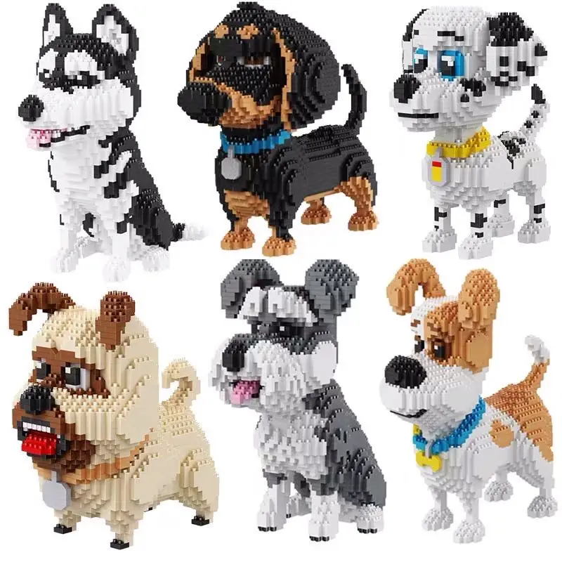 Micro Diamond Small Particles Assembly Pets Animals Cute Cartoon Dogs Model Building Blocks Husky Dog Shiba Inu
Micro Diamond Small Particles Assembly Pets Animals Cute Cartoon Dogs Model Building Blocks Husky Dog Shiba Inu