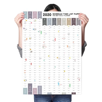 Daily Planner Notes Large Study TO DO LIST 2020 365days Paper Wall Calendar agenda School Supplies 52x76cm
Daily Planner Notes Large Study TO DO LIST 2020 365days Paper Wall Calendar agenda School Supplies 52x76cm