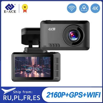E-ACE B44 Car Dvr 2.45 Inch 4K Dash Camera 2160P FHD Night Vision Video Recorder Mini wifi Dashcam with GPS G-sensor Registrar
E-ACE B44 Car Dvr 2.45 Inch 4K Dash Camera 2160P FHD Night Vision Video Recorder Mini wifi Dashcam with GPS G-sensor Registrar