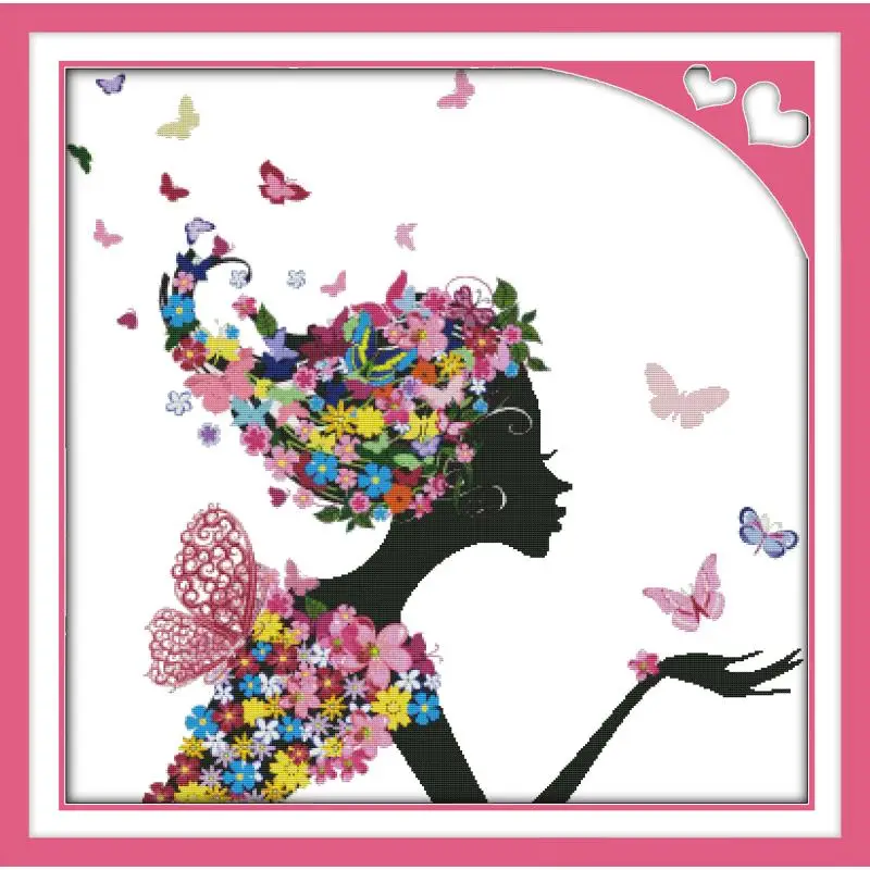 Joy Sunday Flower Woman Patterns Counted Cross Stitch Sets 11CT 14CT DMS Cross Stitch Pattern Embroider Kits DIY Needlework Sets
Joy Sunday Flower Woman Patterns Counted Cross Stitch Sets 11CT 14CT DMS Cross Stitch Pattern Embroider Kits DIY Needlework Sets