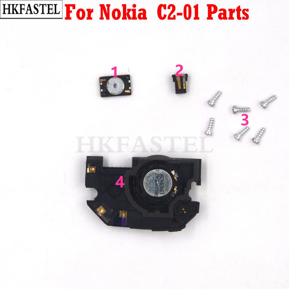 Крышка HKFASTEL C2-01 для Nokia корпус антенны сотового телефона динамик наушник порт