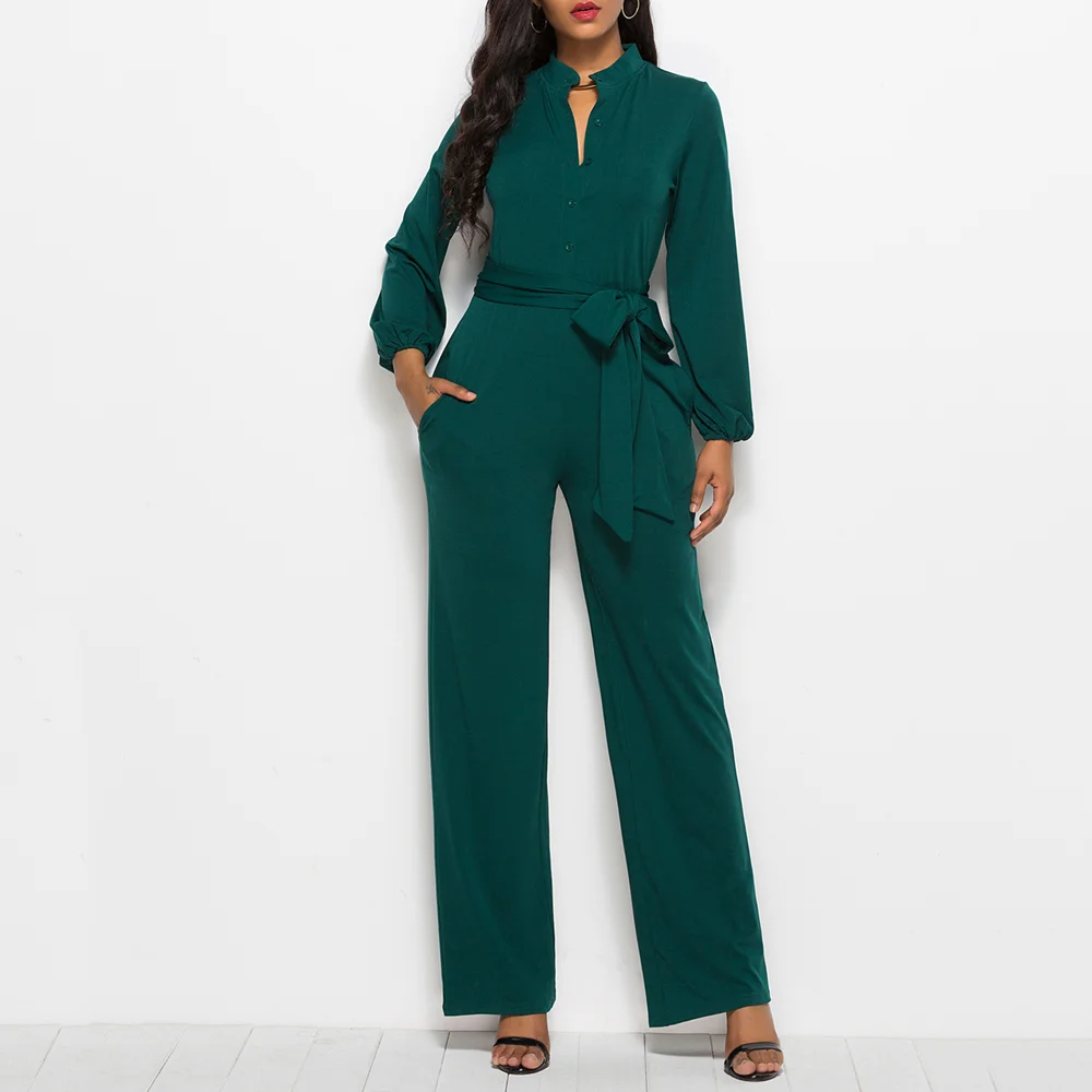 Women Jumpsuits Long Sleeve Female Rompers Jumpsuits Overalls For Women Solid Autumn Bodysuits Sashes Wide Leg Pants Robe Mujer
Women Jumpsuits Long Sleeve Female Rompers Jumpsuits Overalls For Women Solid Autumn Bodysuits Sashes Wide Leg Pants Robe Mujer