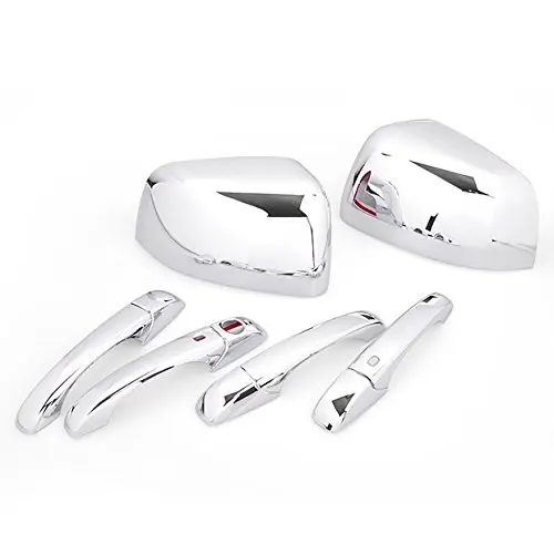 Set of Chrome Door Handle + Mirror Cover (Top Half) For 2011-2016 Dodge Durango & Jeep Grand Cherokee
Set of Chrome Door Handle + Mirror Cover (Top Half) For 2011-2016 Dodge Durango & Jeep Grand Cherokee