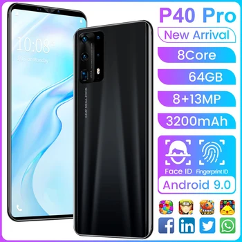 P40 Pro NEW mobile phone 5 inch 4G smart phone Global version full large-screen Android undefined mobile phones unlock network
P40 Pro NEW mobile phone 5 inch 4G smart phone Global version full large-screen Android undefined mobile phones unlock network