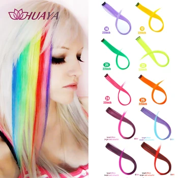 HUAYA Long Straight Clip In Hair Extensions Color Hair Piece Party Cosplay Colorful Decorative Accessories For Women
HUAYA Long Straight Clip In Hair Extensions Color Hair Piece Party Cosplay Colorful Decorative Accessories For Women