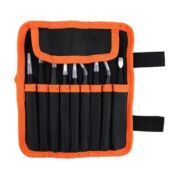 9Pcs/Set ESD Stainless Steel Tweezers Kit Precision Anti-static Maintenance Tools For Electronics Jewelry Phone Repairing
9Pcs/Set ESD Stainless Steel Tweezers Kit Precision Anti-static Maintenance Tools For Electronics Jewelry Phone Repairing