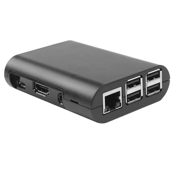 Protective Case Cover Box for Raspberry Pi 3, Pi 2, Pi Model B+ with Aluminum Cooling Heatsinks
Protective Case Cover Box for Raspberry Pi 3, Pi 2, Pi Model B+ with Aluminum Cooling Heatsinks
