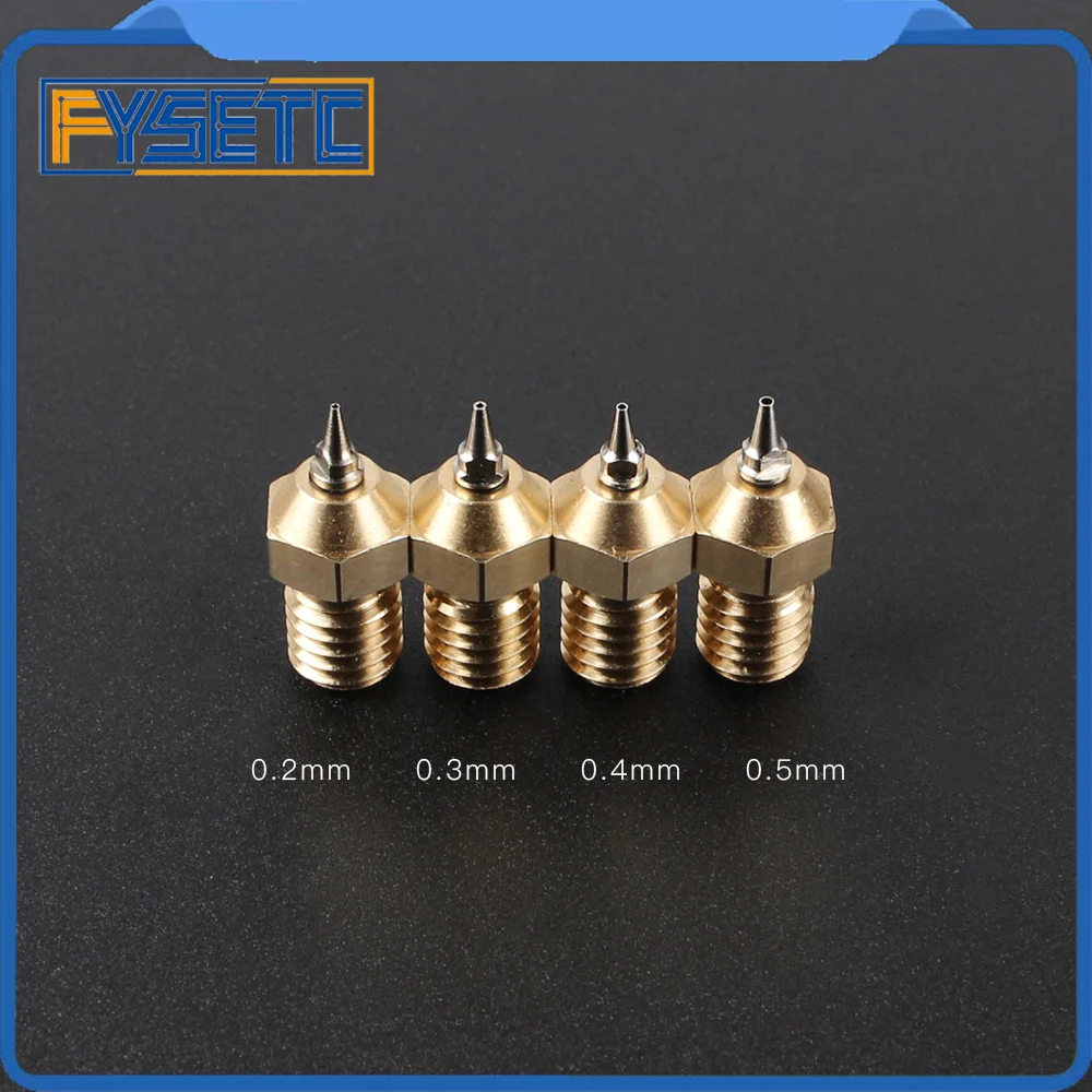 3D Printer Part 0.2/0.3/0.4/0.5mm Airbrush Nozzle Adapter Set Airbrush Nozzle Adapter With Nozzles For V6 Hotend 1.75mm Filament
3D Printer Part 0.2/0.3/0.4/0.5mm Airbrush Nozzle Adapter Set Airbrush Nozzle Adapter With Nozzles For V6 Hotend 1.75mm Filament