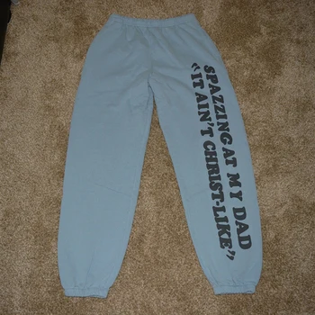 Kanye West Jesus Is King Sweatpants Men Women Cotton Drawstring Joggers Light Blue Jesus Is King CPFM.XYZ Pants
Kanye West Jesus Is King Sweatpants Men Women Cotton Drawstring Joggers Light Blue Jesus Is King CPFM.XYZ Pants
