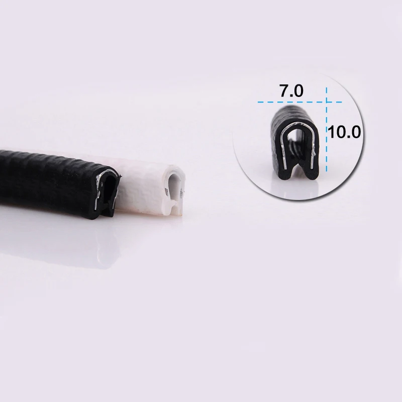 7mm x 10mm Black U channel PVC Edge Trim Seal Protection Strip For Metal Edges, Cars, Lid, Boat, Heavy Equipment
7mm x 10mm Black U channel PVC Edge Trim Seal Protection Strip For Metal Edges, Cars, Lid, Boat, Heavy Equipment