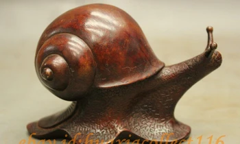 FengShui Chinese Bronze Technics Animals Lucky Snail Escargot Statue Sculpture
FengShui Chinese Bronze Technics Animals Lucky Snail Escargot Statue Sculpture