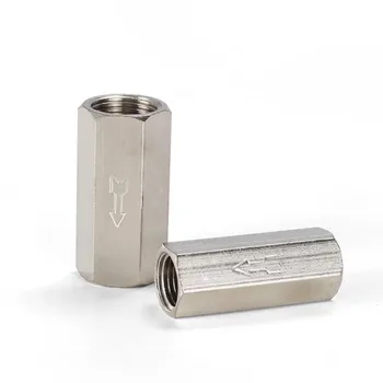 1pcs Female Full Port One Way Air Check Gas Oil Water Valve CV-01 CV-02 CV-03 CV-04 Pneumatic /one-way Air Check Valve
1pcs Female Full Port One Way Air Check Gas Oil Water Valve CV-01 CV-02 CV-03 CV-04 Pneumatic /one-way Air Check Valve