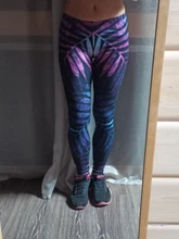 Mallas con estampado de ramas fluorescentes para mujer, leggings ajustados, cintura alta, árbol