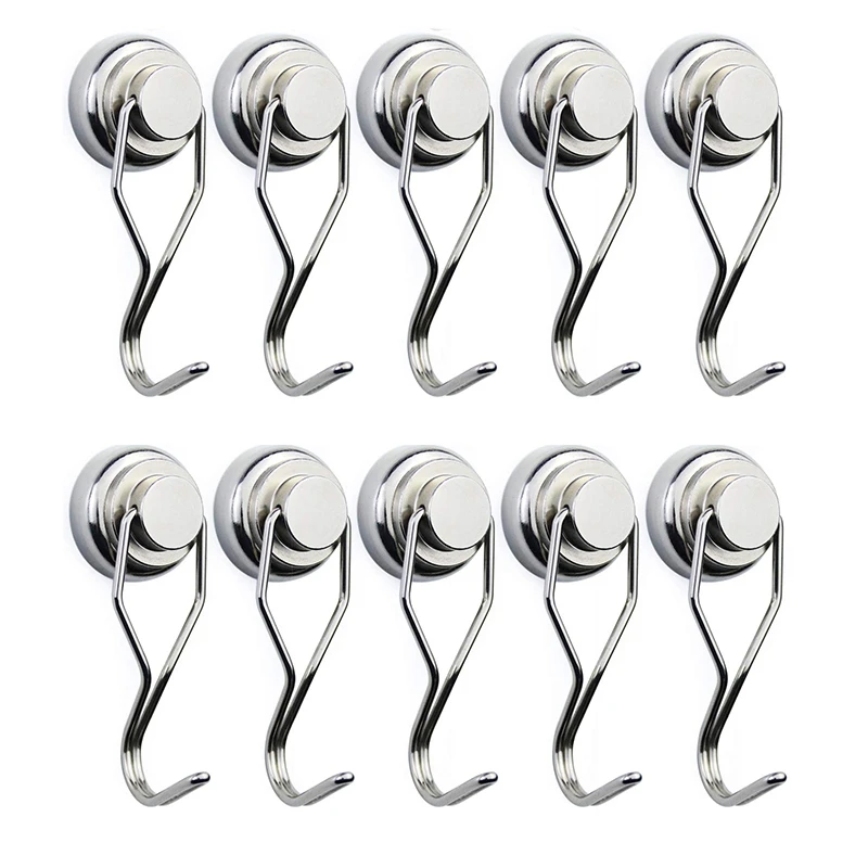 Swivel Swing Magnetic Hook 55LB,Powerful Refrigerator Magnetic Hooks,Strong Neodymium Magnet Hook, Perfect for Refrigerator and
Swivel Swing Magnetic Hook 55LB,Powerful Refrigerator Magnetic Hooks,Strong Neodymium Magnet Hook, Perfect for Refrigerator and