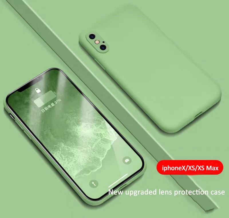 Official Liquid Silicone Case for iphone X Xs Soft Shockproof Cover Full Protective for iphone Xs Max New upgraded
Official Liquid Silicone Case for iphone X Xs Soft Shockproof Cover Full Protective for iphone Xs Max New upgraded
