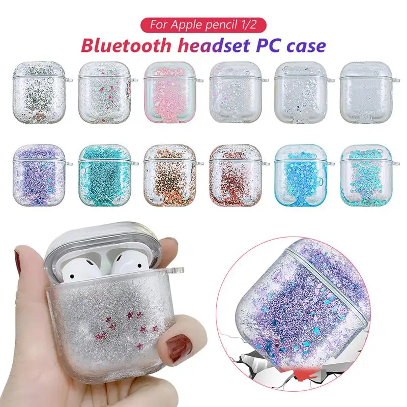 Liquid Quicksand Earphone Case For Apple Airpods 2 1 Air Pods Glitter Sequins Headphone Headset Cover For AirPod Protector Shell
Liquid Quicksand Earphone Case For Apple Airpods 2 1 Air Pods Glitter Sequins Headphone Headset Cover For AirPod Protector Shell