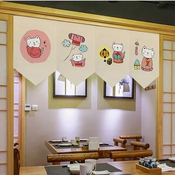 Japanese-style Lucky Cat Cartoon Triangular Flag Kitchen Half Curtains Hanging Window Short Curtain Partition Decorative DS020&5
Japanese-style Lucky Cat Cartoon Triangular Flag Kitchen Half Curtains Hanging Window Short Curtain Partition Decorative DS020&5