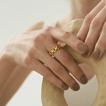 Peri'sBox Circle Linked Chain Rings O Shape Geometric Rings for Women Minimalist Open Stacking Rings Adjustable 2020 Jewelry Hot
Peri'sBox Circle Linked Chain Rings O Shape Geometric Rings for Women Minimalist Open Stacking Rings Adjustable 2020 Jewelry Hot
