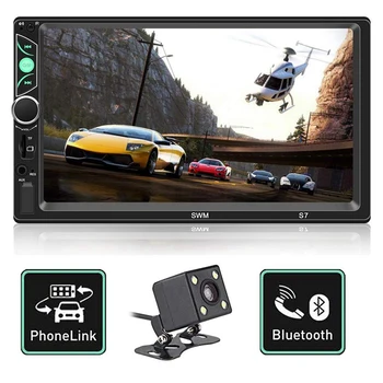 7 Inch Double Din Press Screen Car Stereo Upgrade the Latest Version Mp5/4/3 Player Fm Radio Video Support Backup Rear-View Ca 
7 Inch Double Din Press Screen Car Stereo Upgrade the Latest Version Mp5/4/3 Player Fm Radio Video Support Backup Rear-View Ca