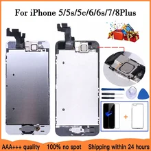 2022 AAA+++ LCD Full Assembly For iPhone 5 5C 5S SE 6 7 8 Plus Touch Glass Display LCD Digitizer Replacement+Front Camera+Ear
2022 AAA+++ LCD Full Assembly For iPhone 5 5C 5S SE 6 7 8 Plus Touch Glass Display LCD Digitizer Replacement+Front Camera+Ear