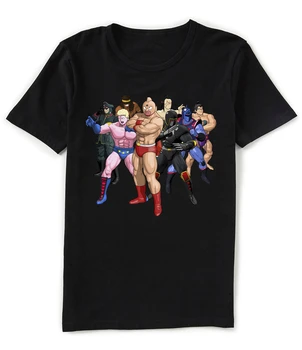 Kinnikuman Robin Mask Terryman Ramenman Warsman Brocken Jr. Black T-Shirt Tops Tee Shirt Breathable
Kinnikuman Robin Mask Terryman Ramenman Warsman Brocken Jr. Black T-Shirt Tops Tee Shirt Breathable