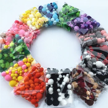 Mix Multi Size 8mm-30mm Random Mixed Color Faux Fur Pompom Soft Balls For DIY Craft Decoration Kids Children Toys Accessories
Mix Multi Size 8mm-30mm Random Mixed Color Faux Fur Pompom Soft Balls For DIY Craft Decoration Kids Children Toys Accessories