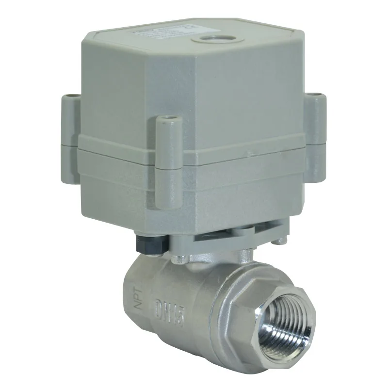 1/2" 110-230VAC NO/NC 2 Way Motorized Ball Valve Capacitor Return Fail Safe Actuator Electric Shut Off Valves
1/2" 110-230VAC NO/NC 2 Way Motorized Ball Valve Capacitor Return Fail Safe Actuator Electric Shut Off Valves