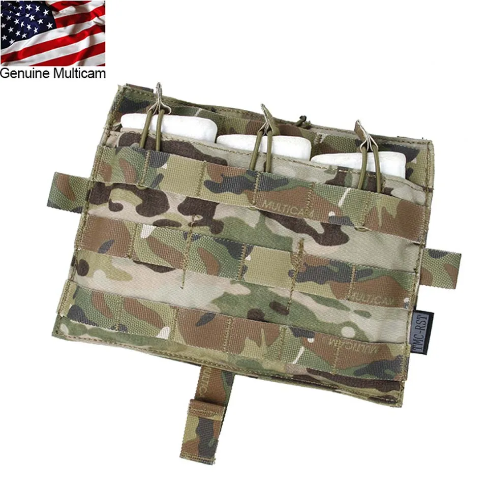 

TMC Molle M4 TRIPLE Magazine Pouch Bag Multicam for Tactical AVS JPC2.0 Vest Front Panel for Airsoft Hunting Free Shipping