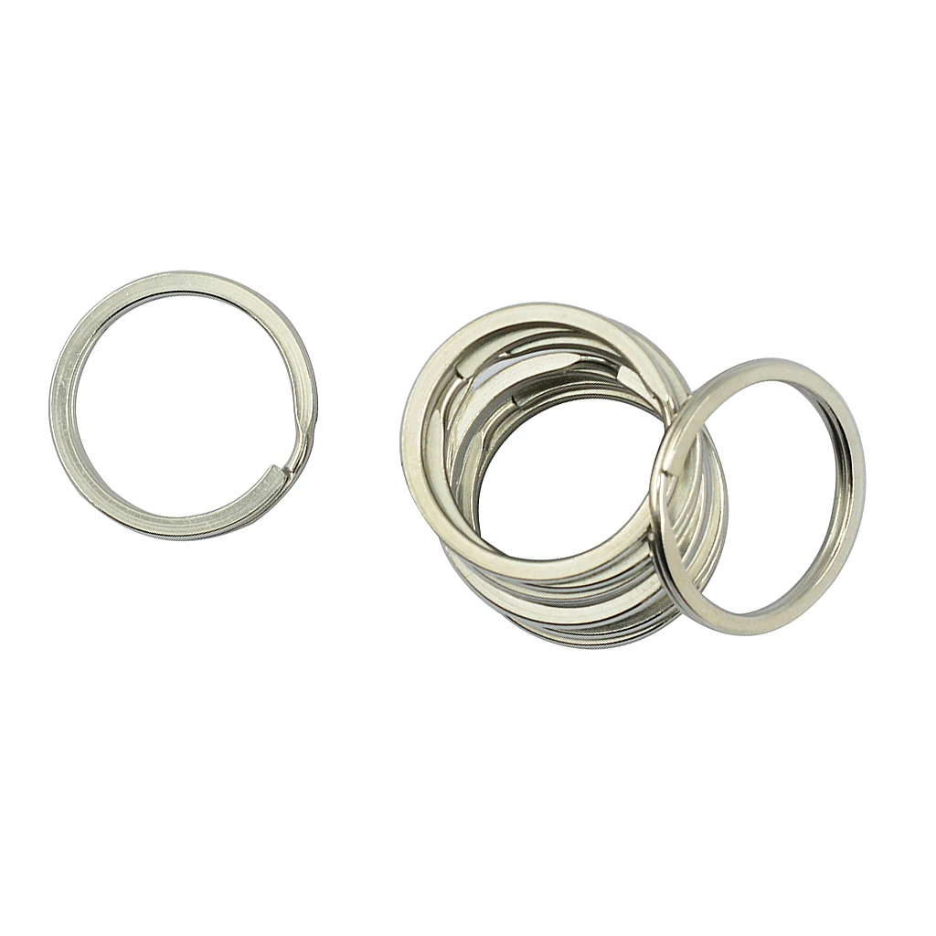 10 Pieces silver color Plated Key Chain Rings Jewelry Clasps Hooks DIY Jewelry Crafts Stainless Steel Split Ring 25mm 35mm 10 Pieces silver color Plated Key Chain Rings Jewelry Clasps Hooks DIY Jewelry Crafts Stainless Steel Split Ring 25mm 35mm