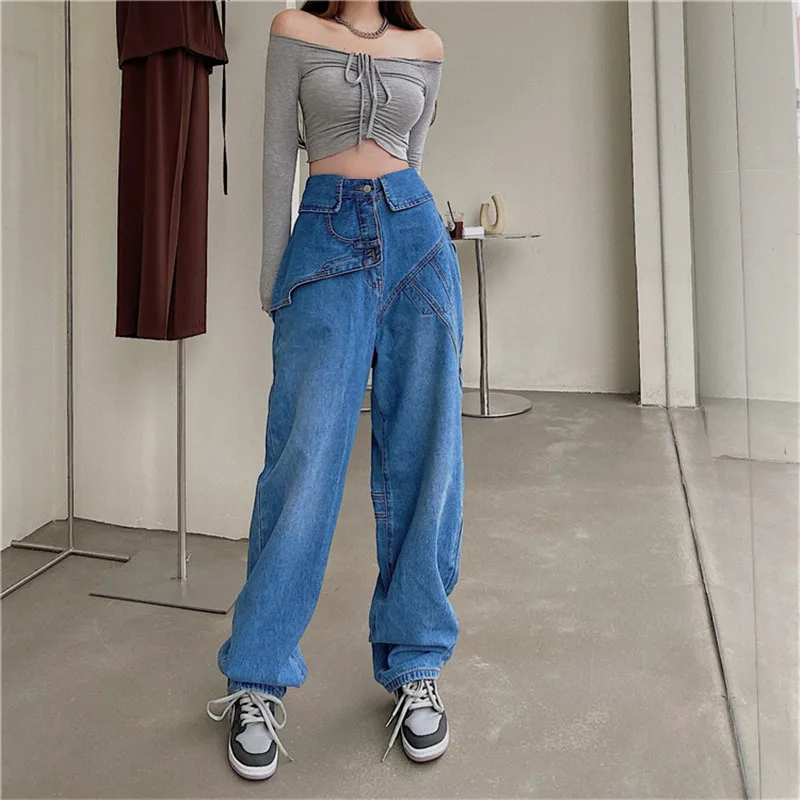Real Shot 2020 New Fashion Design Women's High Waist Slim Drape Retro Wide-Leg Jeans
Real Shot 2020 New Fashion Design Women's High Waist Slim Drape Retro Wide-Leg Jeans