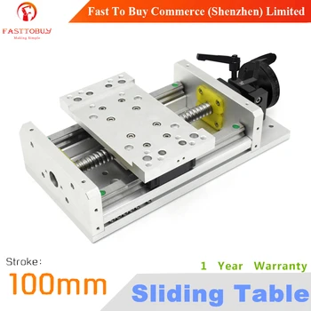 Stroke 100mm C7 CNC Sliding Table Lead Screw 1605 Manual Operation Linear Guides Repositioning Resolution 0.02mm for CNC Machine
Stroke 100mm C7 CNC Sliding Table Lead Screw 1605 Manual Operation Linear Guides Repositioning Resolution 0.02mm for CNC Machine