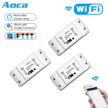DIY WiFi Smart Light Switch Universal Breaker Timer Wireless Remote Control Works with Alexa Google Home Smart Home 3 Pieces
DIY WiFi Smart Light Switch Universal Breaker Timer Wireless Remote Control Works with Alexa Google Home Smart Home 3 Pieces