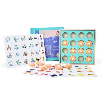 Wooden Education Memory Chess Thinking Matching Training Game Early Development Brain for Kids Chess Puzzle Box for Baby Toddler
Wooden Education Memory Chess Thinking Matching Training Game Early Development Brain for Kids Chess Puzzle Box for Baby Toddler