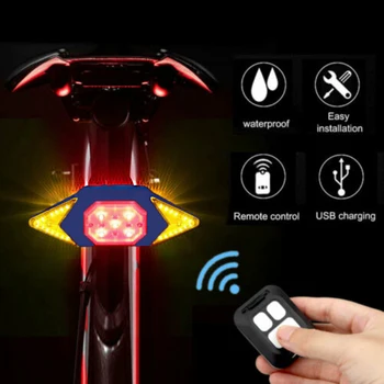 LED Bicycle USB Charging Indicator Bicycle Rear Taillight Wireless Remote Control Remote Control Laser Turn Signal Light
LED Bicycle USB Charging Indicator Bicycle Rear Taillight Wireless Remote Control Remote Control Laser Turn Signal Light