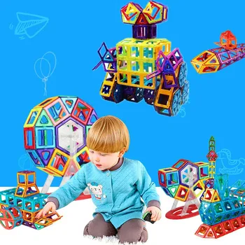 54pcs Big Size Magnetic Building Blocks Triangle Square Brick designer Enlighten Bricks Magnetic Toys Free Stickers Gift
54pcs Big Size Magnetic Building Blocks Triangle Square Brick designer Enlighten Bricks Magnetic Toys Free Stickers Gift