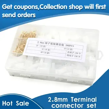 380pcs/set Auto Car Motorcycle 2.8mm 2 3 4 6 pin Electrical Wire Connector Terminal
380pcs/set Auto Car Motorcycle 2.8mm 2 3 4 6 pin Electrical Wire Connector Terminal