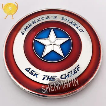 America's Shield Commemorative Coin Cfo Pride Captain America Shield Coins Collectibles Red Lives Challenge Coin Movie Coins
America's Shield Commemorative Coin Cfo Pride Captain America Shield Coins Collectibles Red Lives Challenge Coin Movie Coins
