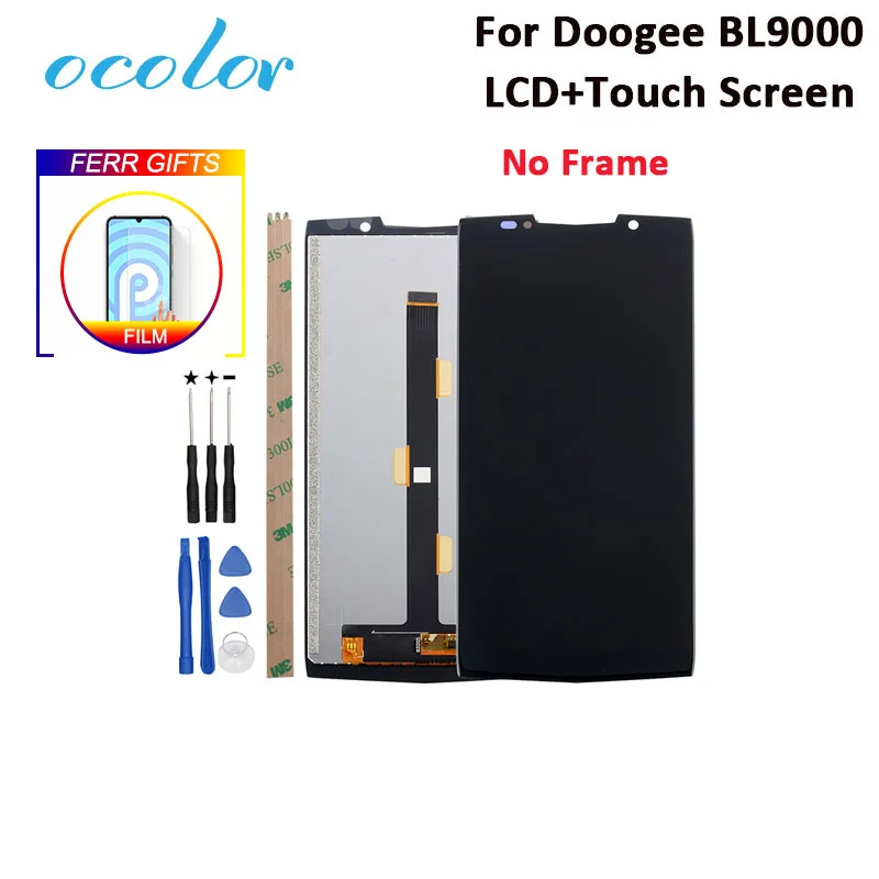 ocolor For Doogee BL9000 LCD Display And Touch Screen 5.99'' Tested Digitizer With Tools +Adhesive For Doogee BL9000 Phone+Film
ocolor For Doogee BL9000 LCD Display And Touch Screen 5.99'' Tested Digitizer With Tools +Adhesive For Doogee BL9000 Phone+Film