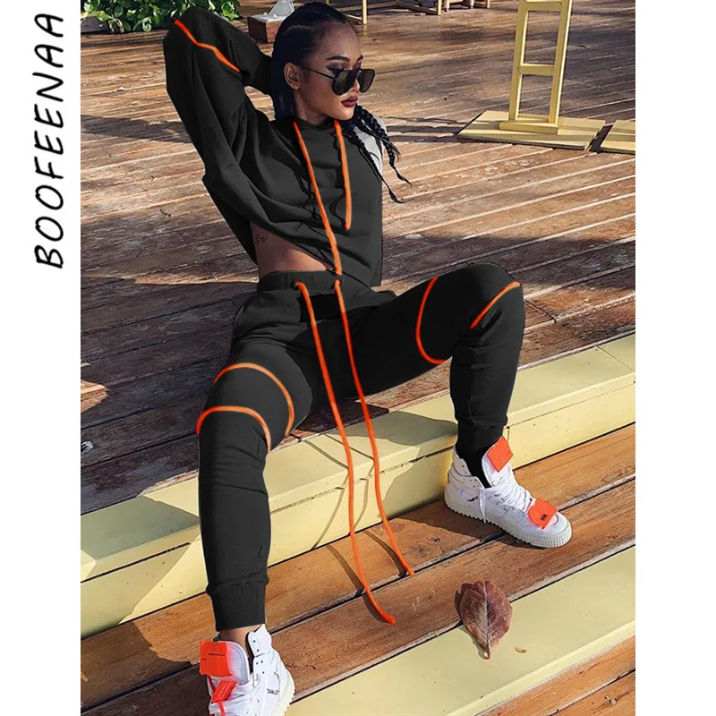 BOOFEENAA Two Piece Set Oversized Hoodie Top and Pants Streetwear Fall Outfits Matching Sweatsuits for Women Tracksuit C98-BB86
BOOFEENAA Two Piece Set Oversized Hoodie Top and Pants Streetwear Fall Outfits Matching Sweatsuits for Women Tracksuit C98-BB86