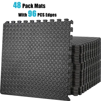 EVA Foam Mat 60x60cm Gym Mats Massage Yoga Mat Leaf Grain Interlocking Gym Floor Foam Mats With Edges Interlocking Exercise Tile
EVA Foam Mat 60x60cm Gym Mats Massage Yoga Mat Leaf Grain Interlocking Gym Floor Foam Mats With Edges Interlocking Exercise Tile