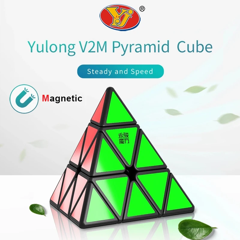 New YONGJUN Yulong V2M Magnetic Magic Pyramid Cube Speed Cubes Professional YJ V2 Stickerless Magnets Puzzle Cubo Magico 3x3x3
New YONGJUN Yulong V2M Magnetic Magic Pyramid Cube Speed Cubes Professional YJ V2 Stickerless Magnets Puzzle Cubo Magico 3x3x3