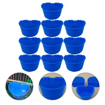 10pcs Thicken Plastic Birds Pigeon Feeder Water Food Feeding Semicircle Bowl
10pcs Thicken Plastic Birds Pigeon Feeder Water Food Feeding Semicircle Bowl