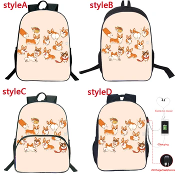 New Popular 4 Styles Welsh Corgi Pembroke Backpack Unisex Teens School Bag Students Bookbag Child Back to School Rucksack Gift
New Popular 4 Styles Welsh Corgi Pembroke Backpack Unisex Teens School Bag Students Bookbag Child Back to School Rucksack Gift
