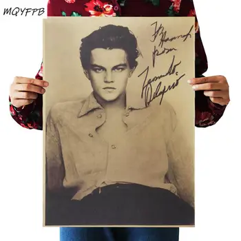 Movie star Leonardo DiCaprio poster home decoration painting wall sticker room kraft picture painting 51x36cm 
Movie star Leonardo DiCaprio poster home decoration painting wall sticker room kraft picture painting 51x36cm