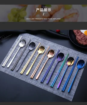 Portable Travel Steel Cutlery Fork Spoon Knife Set Talheres Coloridos Christmas Tableware Set Stainless Steel Cutlery II50DCS
Portable Travel Steel Cutlery Fork Spoon Knife Set Talheres Coloridos Christmas Tableware Set Stainless Steel Cutlery II50DCS