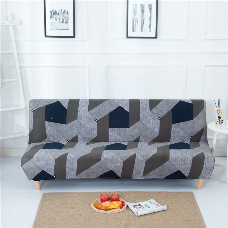 Housse extensible pour canapé et lit pliant, pour siège, sans accoudoirs, moderne, pour une longueur de 160 à 190cm, tout compris Housse extensible pour canapé et lit pliant, pour siège, sans accoudoirs, moderne, pour une longueur de 160 à 190cm, tout compris