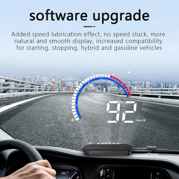 OBD II Car HUD Head Up Display Overspeed Warning System Windshield Projector Classic Car Vehicle Accessaries Supplies
OBD II Car HUD Head Up Display Overspeed Warning System Windshield Projector Classic Car Vehicle Accessaries Supplies